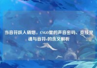 当音符跃入硝烟，CSGO里的声音密码、竞技灵魂与音符c的含义解析