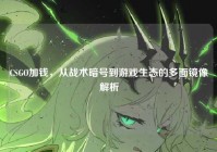 CSGO加钱，从战术暗号到游戏生态的多面镜像解析