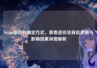 Steam报价的确定方式、查看途径及背后逻辑与影响因素深度解析