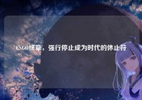 CSGO终章，强行停止成为时代的休止符