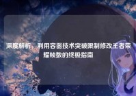 深度解析，利用容器技术突破限制修改王者荣耀帧数的终极指南