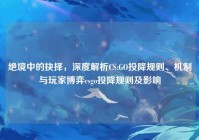 绝境中的抉择，深度解析CS:GO投降规则、机制与玩家博弈csgo投降规则及影响
