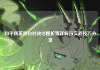 和平精英黑白对决地图位置详解与实战技巧分享
