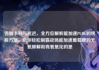 告别卡顿与延迟，全方位解析能加速PUBG的终极方案，助你轻松制霸战场能加速葡萄糖的无氧酵解和有氧氧化的是