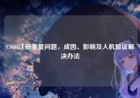 CSGO注册重复问题，成因、影响及人机验证解决办法