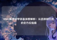 DNF95版本轻甲装备深度解析：从选择到打造的全方位指南
