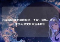 CS:GO瞄准能力巅峰探秘，天赋、训练、认知三重奏与顶尖职业选手解析