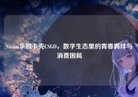 Steam余额卡壳CSGO，数字生态里的青春羁绊与消费困局
