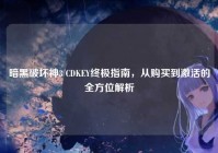 暗黑破坏神3 CDKEY终极指南，从购买到激活的全方位解析