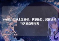 DNF智力宝珠全面解析：获取途径、属性选择与实战应用指南