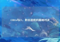 COD16与CS，射击游戏的巅峰对决