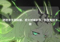 绝地求生国际服，枪火划破长夜，群星集结下载