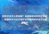 网吧逆战怎么弄数据？深度解析网吧特权获取、数据同步与安全维护全攻略网吧逆战怎么弄数据的