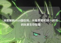 深度解析CS:GO国区码，从免费激活到CS2时代的玩家生存指南
