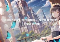 CSGO喷子便宜好用终极指南，百元皮肤也能打出千军万马气势