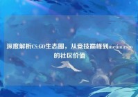 深度解析CS:GO生态圈，从竞技巅峰到metim.csgo的社区价值