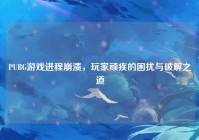 PUBG游戏进程崩溃，玩家顽疾的困扰与破解之道