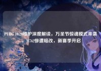 PUBG 10.20维护深度解读，万圣节惊魂模式来袭，M762惨遭暗改，新赛季开启