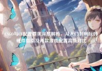 CSGO与CF配置要求深度解析，从入门到畅玩的硬件指南及两款游戏配置高低对比