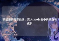 硝烟里的青春战场，真人CSGO射击中的热血与成长