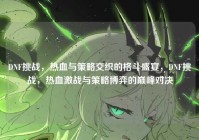 DNF挑战，热血与策略交织的格斗盛宴，DNF挑战，热血激战与策略博弈的巅峰对决