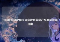 CSGO食品搭配相关电竞饮食美学产品商标查询指南