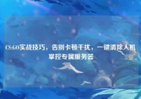 CS:GO实战技巧，告别卡顿干扰，一键清除人机掌控专属服务器