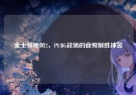 金士顿飓风2，PUBG战场的音频制胜神器