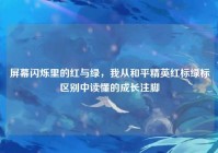 屏幕闪烁里的红与绿，我从和平精英红标绿标区别中读懂的成长注脚