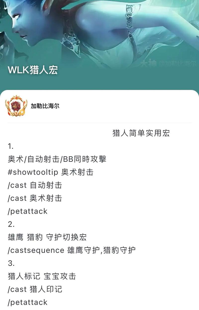 魔兽世界猎人宝宝宏不会用?手把手教你轻松掌握