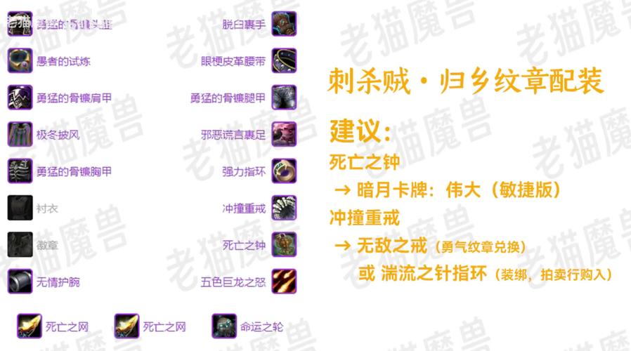魔兽世界60级盗贼宏分享,PVP、PVE必备!