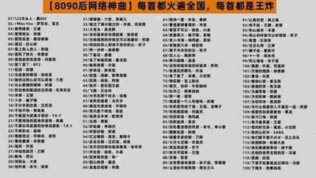 求好听的八个字歌名的歌,这些歌当年超火的!