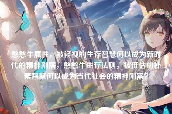 憨憨牛属性,被轻视的生存智慧何以成为新时代的精神刚需,憨憨牛生存法则,被低估的朴素智慧何以成为当代社会的精神刚需?