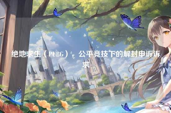 绝地求生(PUBG),公平竞技下的解封申诉诉求