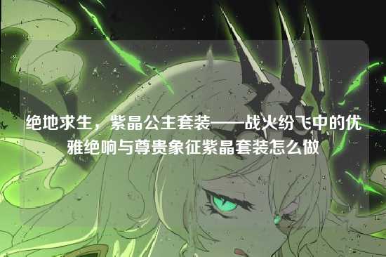 绝地求生，紫晶公主套装——战火纷飞中的优雅绝响与尊贵象征紫晶套装怎么做