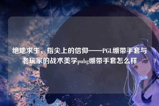 绝地求生,指尖上的信仰——PGL绷带手套与老玩家的战术美学pubg绷带手套怎么样