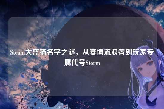 Steam大蓝猫名字之谜,从赛博流浪者到玩家专属代号Storm
