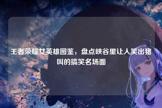 王者荣耀女英雄图鉴，盘点峡谷里让人笑出猪叫的搞笑名场面