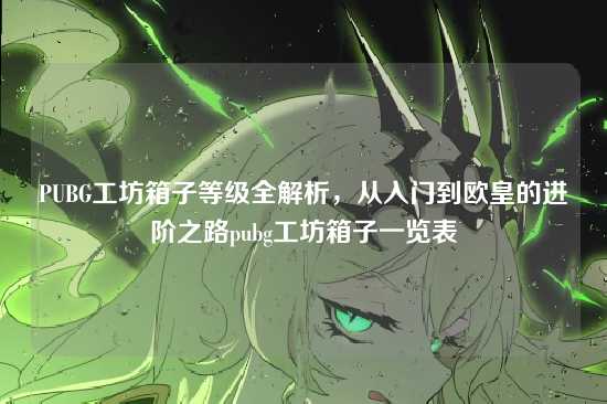 PUBG工坊箱子等级全解析,从入门到欧皇的进阶之路pubg工坊箱子一览表