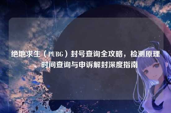 绝地求生(PUBG)封号查询全攻略,检测原理、时间查询与申诉解封深度指南