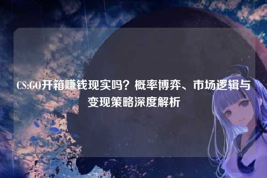 CS:GO开箱赚钱现实吗?概率博弈、市场逻辑与变现策略深度解析