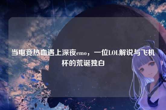 当电竞热血遇上深夜emo，一位LOL解说与飞机杯的荒诞独白