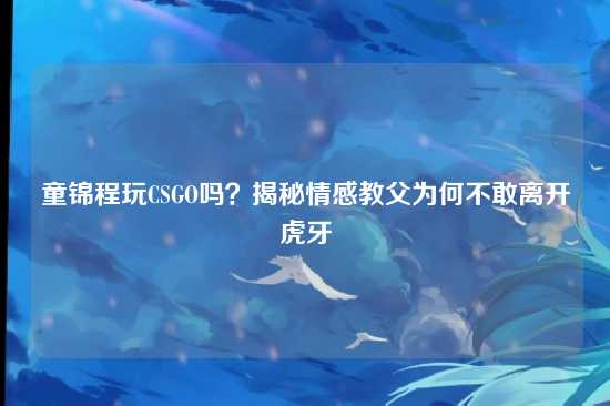 童锦程玩CSGO吗?揭秘情感教父为何不敢离开虎牙