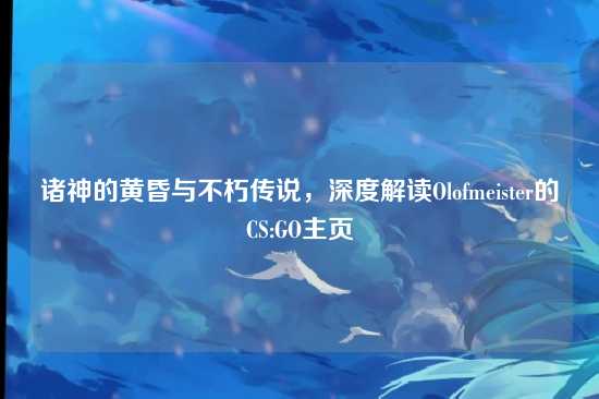 诸神的黄昏与不朽传说,深度解读Olofmeister的CS:GO主页