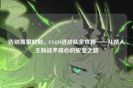 告别孤狼时刻，CS:GO进战队全攻略——从路人王到战术核心的蜕变之路