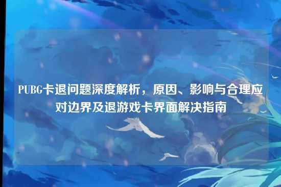 PUBG卡退问题深度解析,原因、影响与合理应对边界及退游戏卡界面解决指南