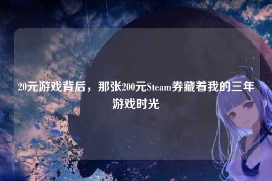 20元游戏背后,那张200元Steam券藏着我的三年游戏时光
