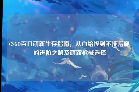 CSGO百日萌新生存指南，从白给怪到不拖后腿的进阶之路及萌新枪械选择